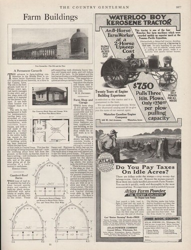1916 waterloo trattore - 1916, a